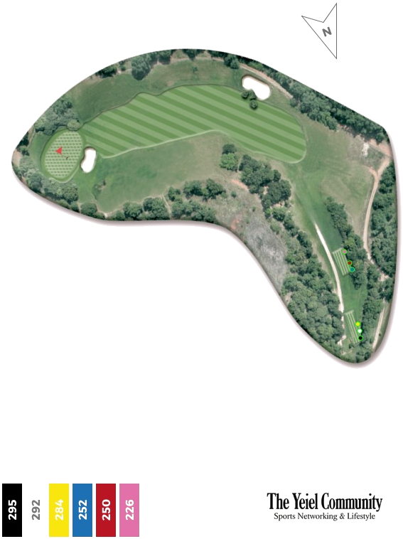 Plano del hoyo 3 de Club de Golf Montanyà