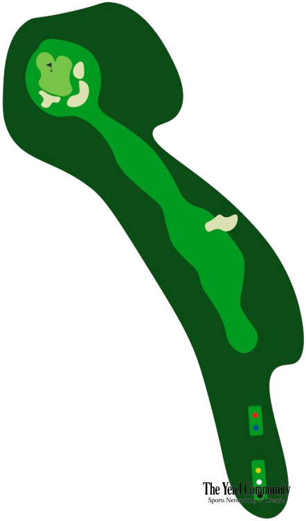 Plano del hoyo 3 de Salamanca Golf & Country Club