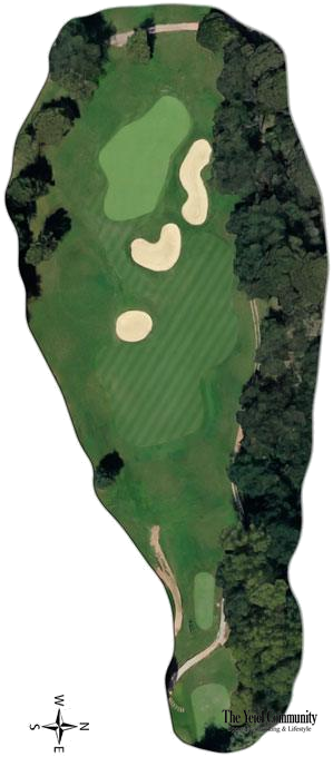 Plano del hoyo 2 de Club de Golf Vallromanes