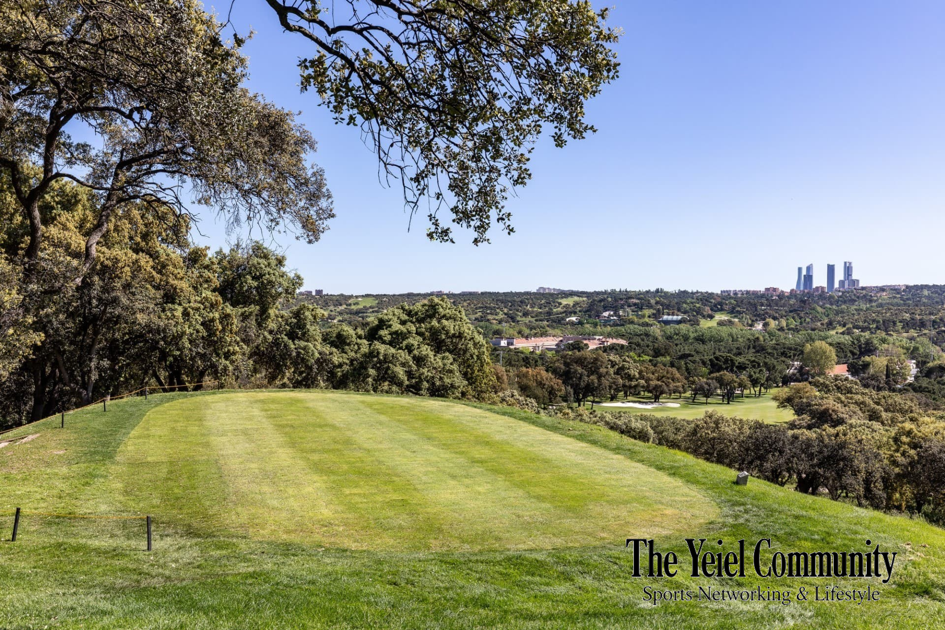 Plano del hoyo 1 de Real Club de Campo Villa de Madrid