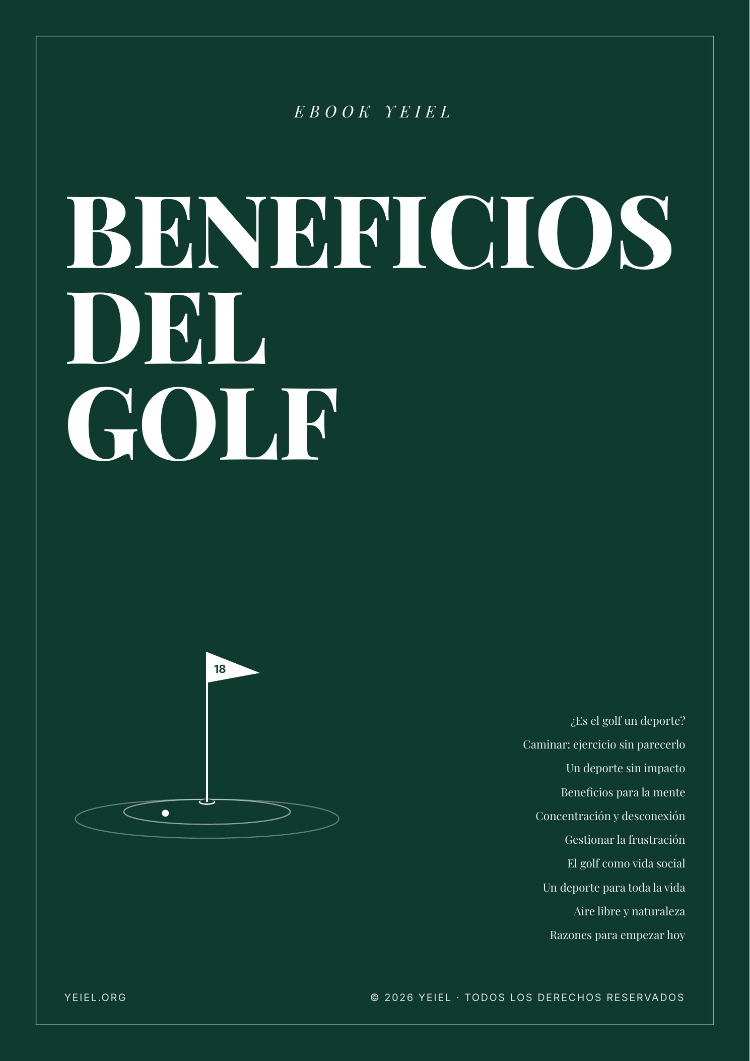 Portada del ebook Los beneficios de jugar al golf