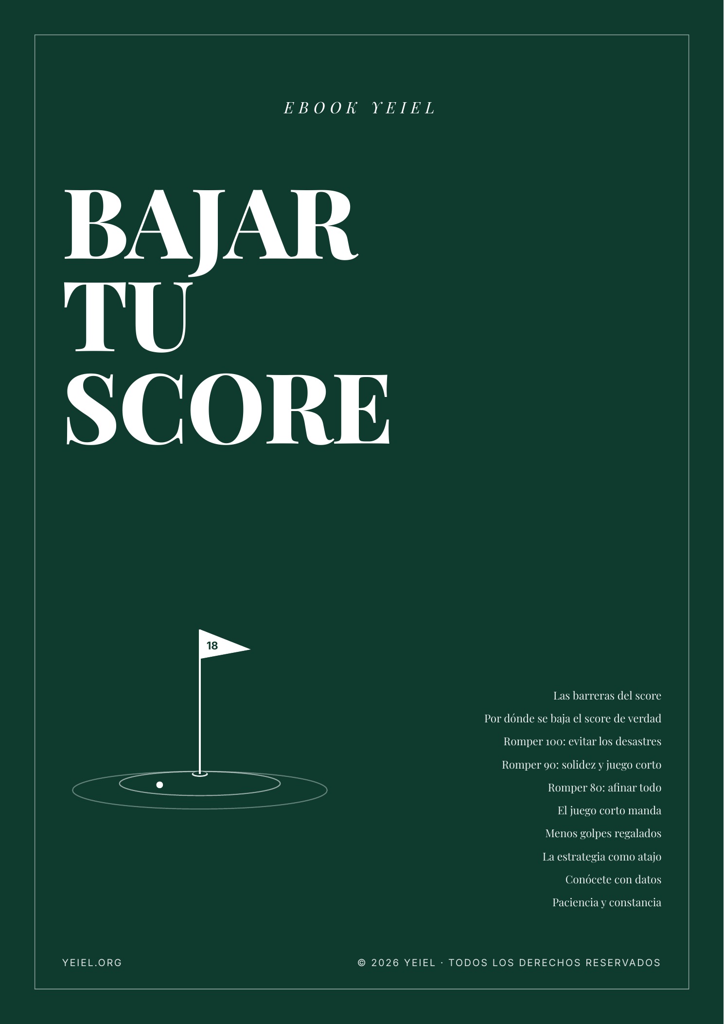 Portada del ebook Cómo bajar tu score: romper 100, 90 y 80