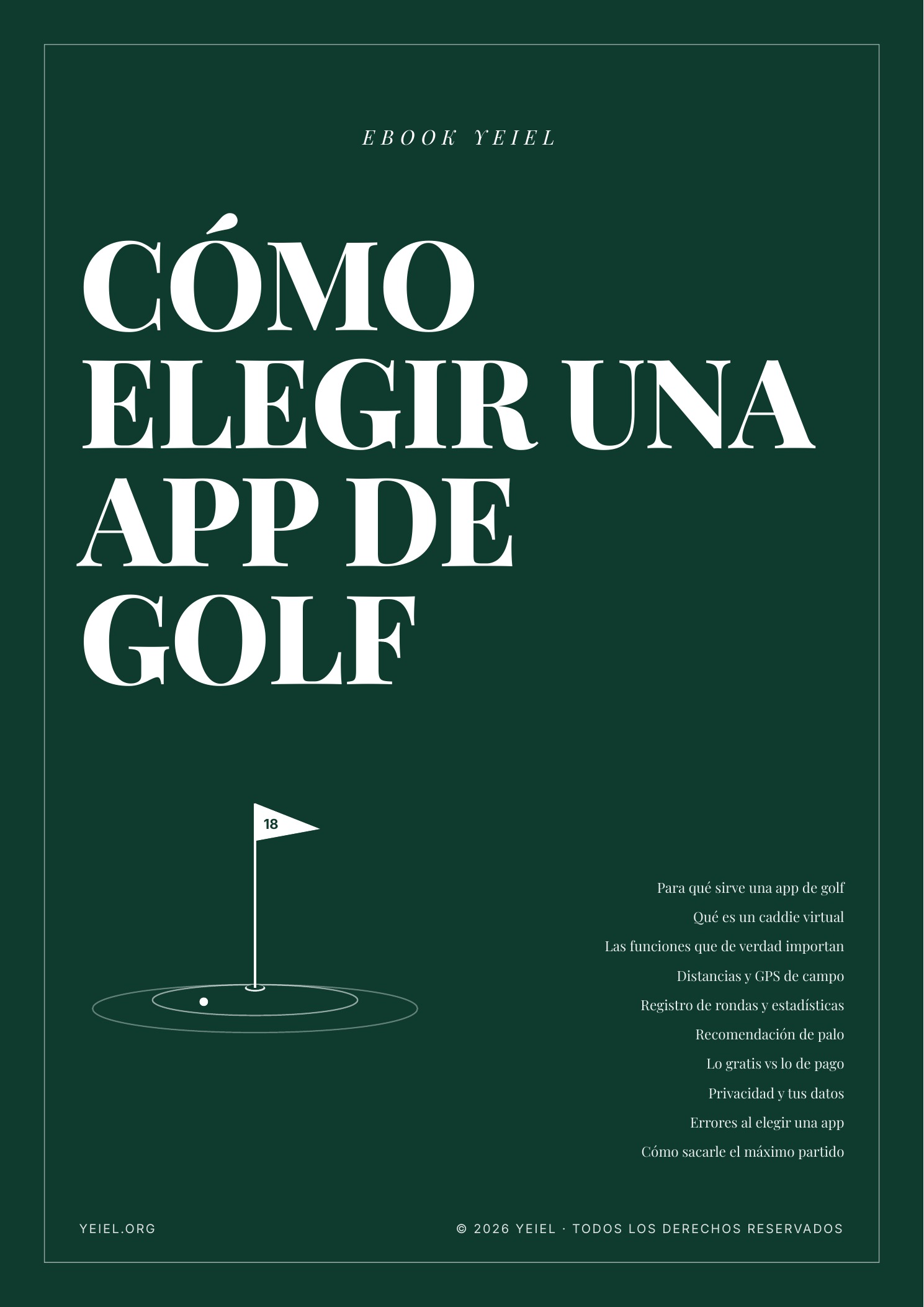 Portada del ebook Cómo elegir una app de golf
