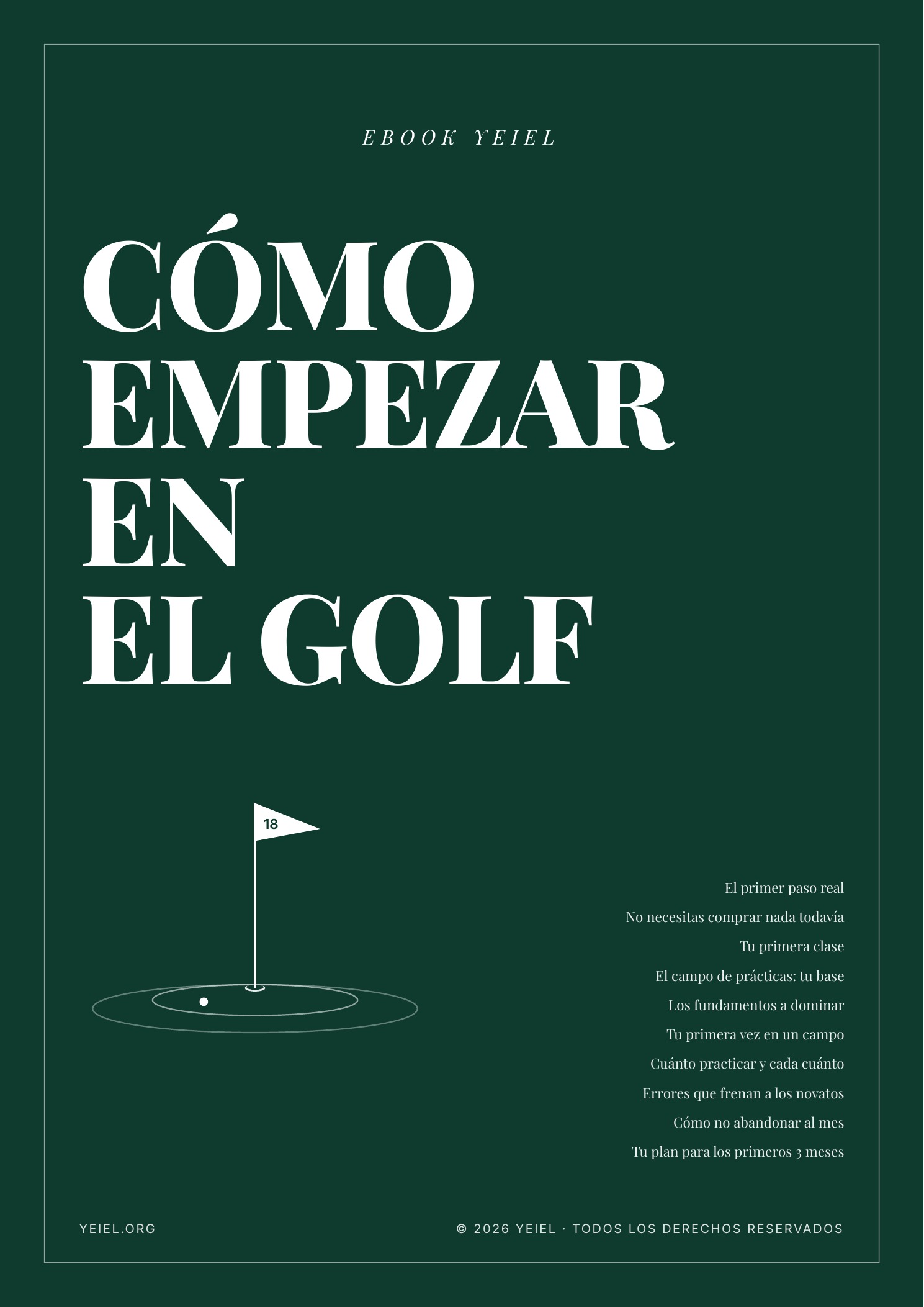 Portada del ebook Cómo empezar a jugar al golf