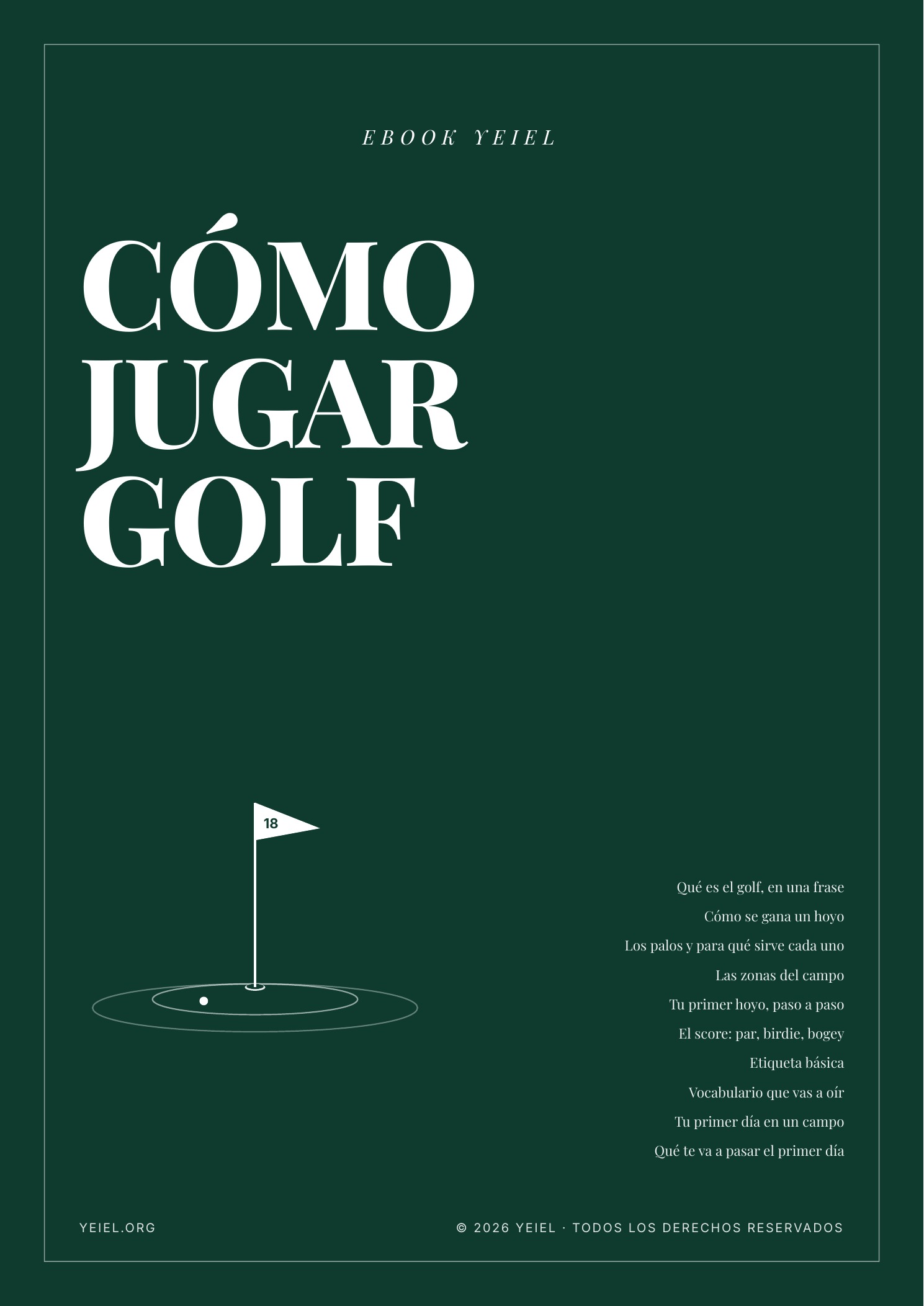 Portada del ebook Cómo jugar golf: la guía para empezar desde cero