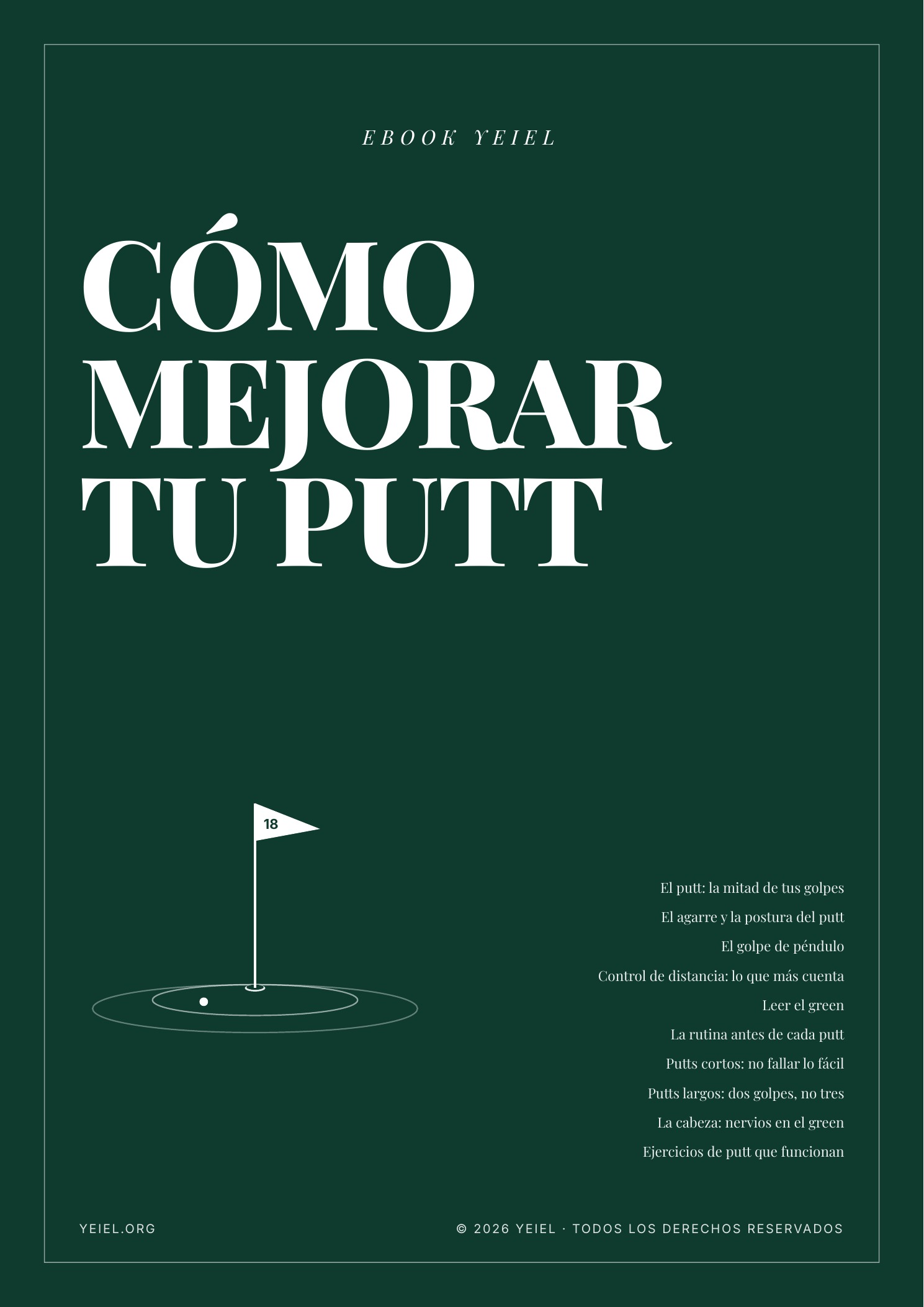 Portada del ebook Cómo mejorar tu putt