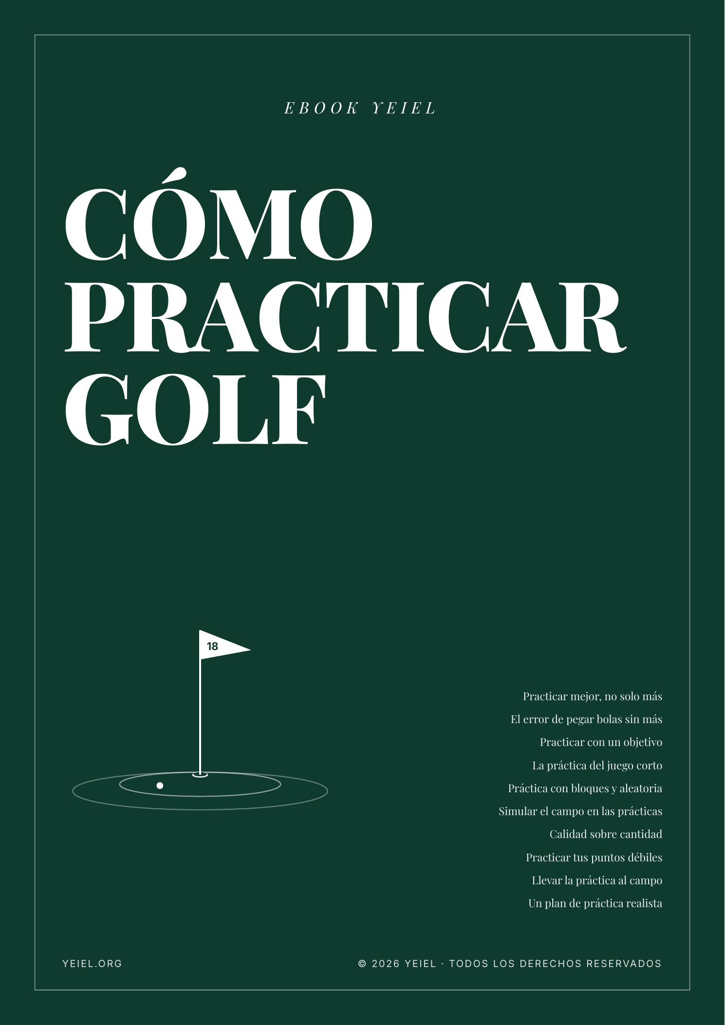 Portada del ebook Cómo practicar golf de forma eficiente